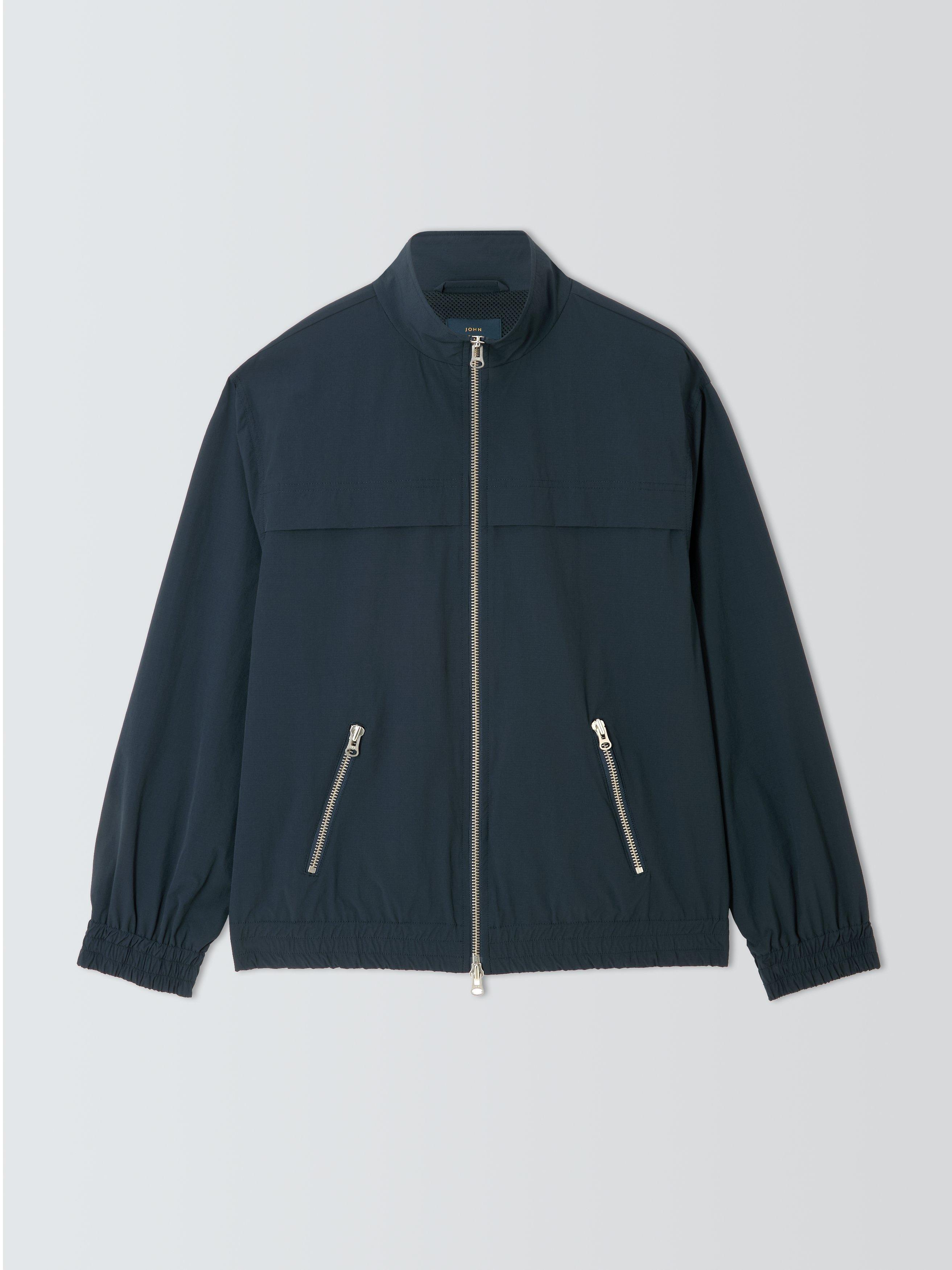 Product image 4 of 7, which shows John Lewis x LABRUM Tech Track Jacket, Navy, S