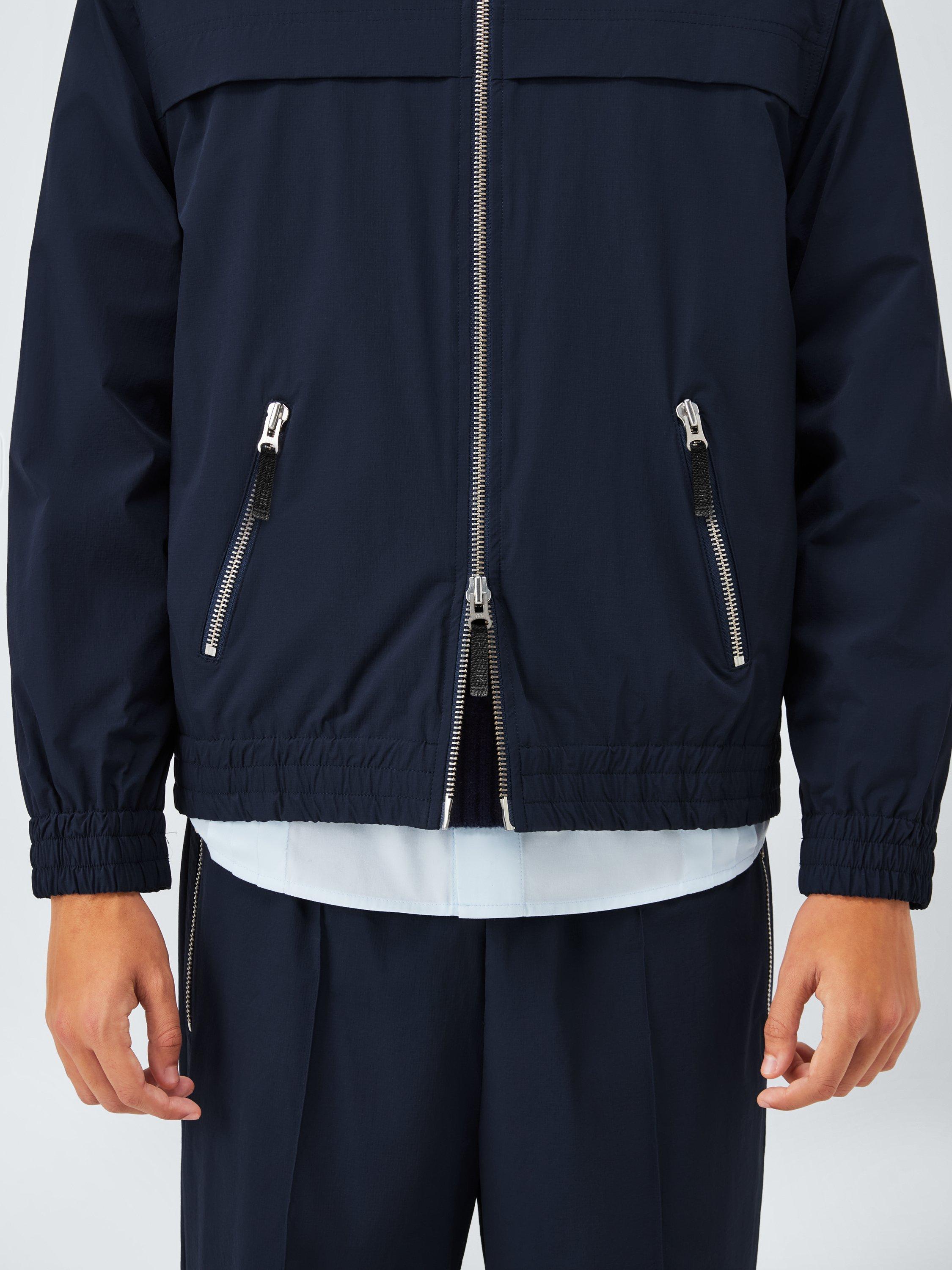 Product image 5 of 7, which shows John Lewis x LABRUM Tech Track Jacket, Navy, S