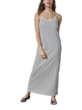 Sisters Point Vez Stripe Maxi Dress, Cream/Brown