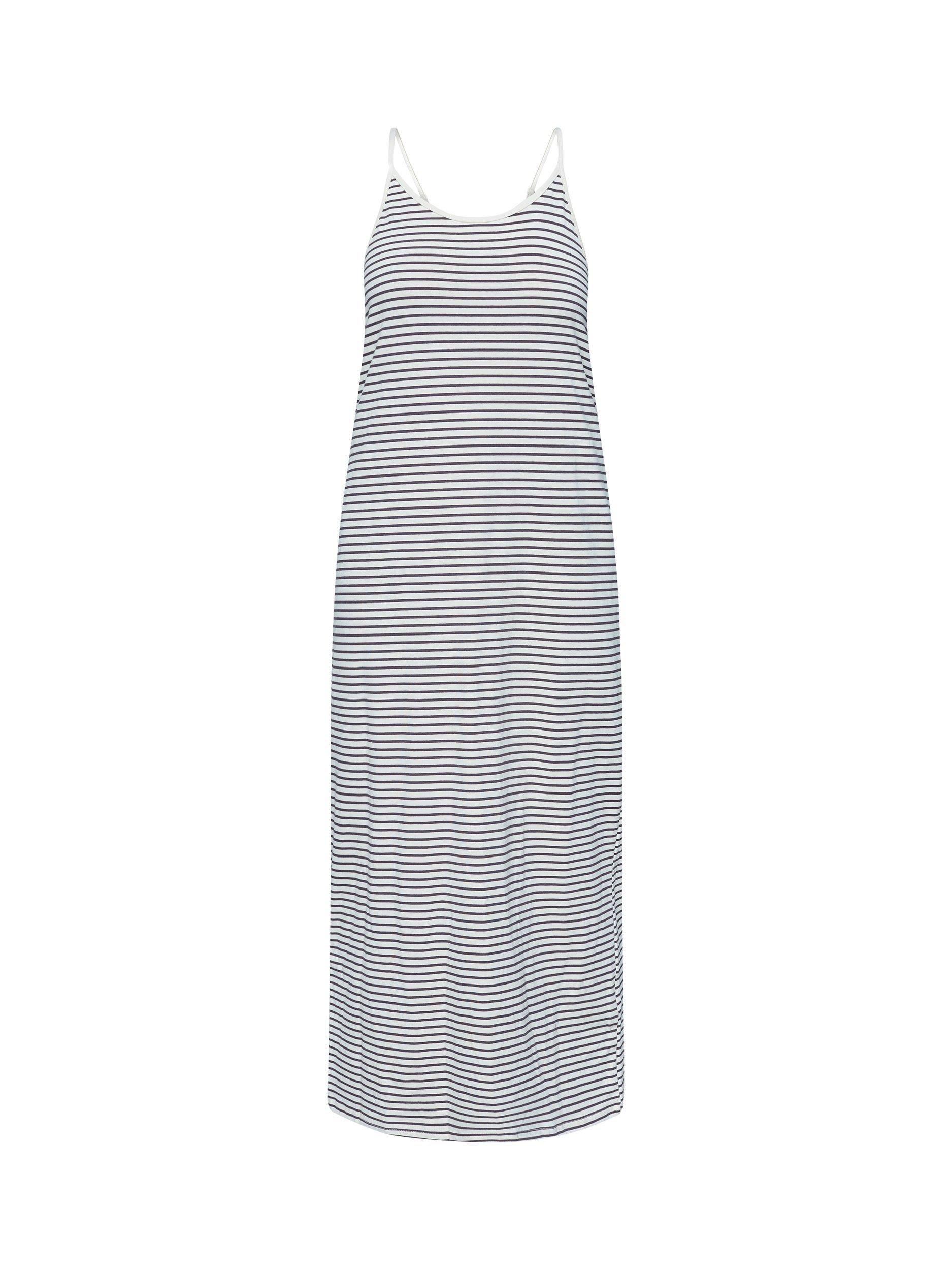Product image 4 of 5, which shows Sisters Point Vez Stripe Maxi Dress, Cream/Brown, XS