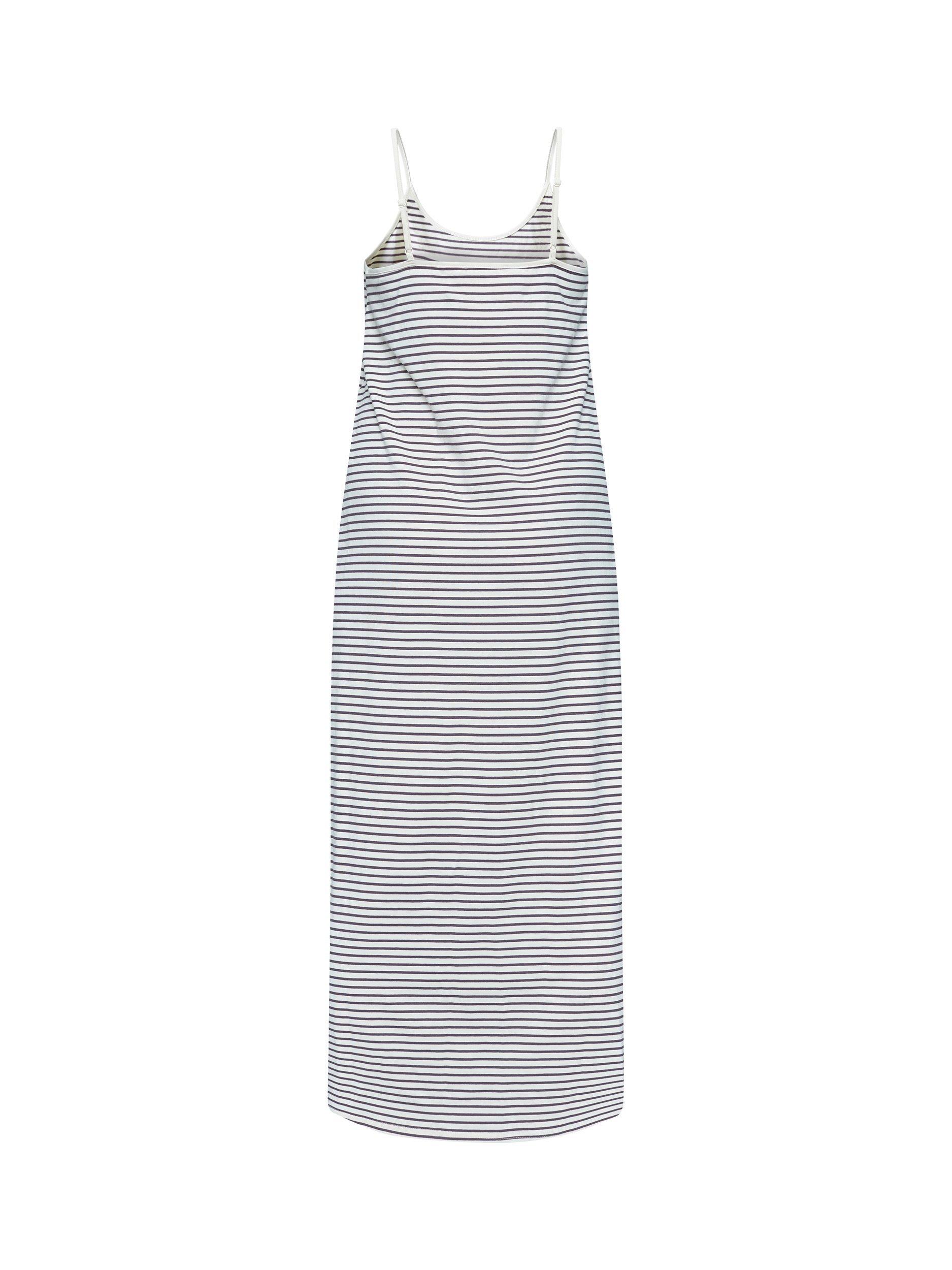 Product image 5 of 5, which shows Sisters Point Vez Stripe Maxi Dress, Cream/Brown, XS