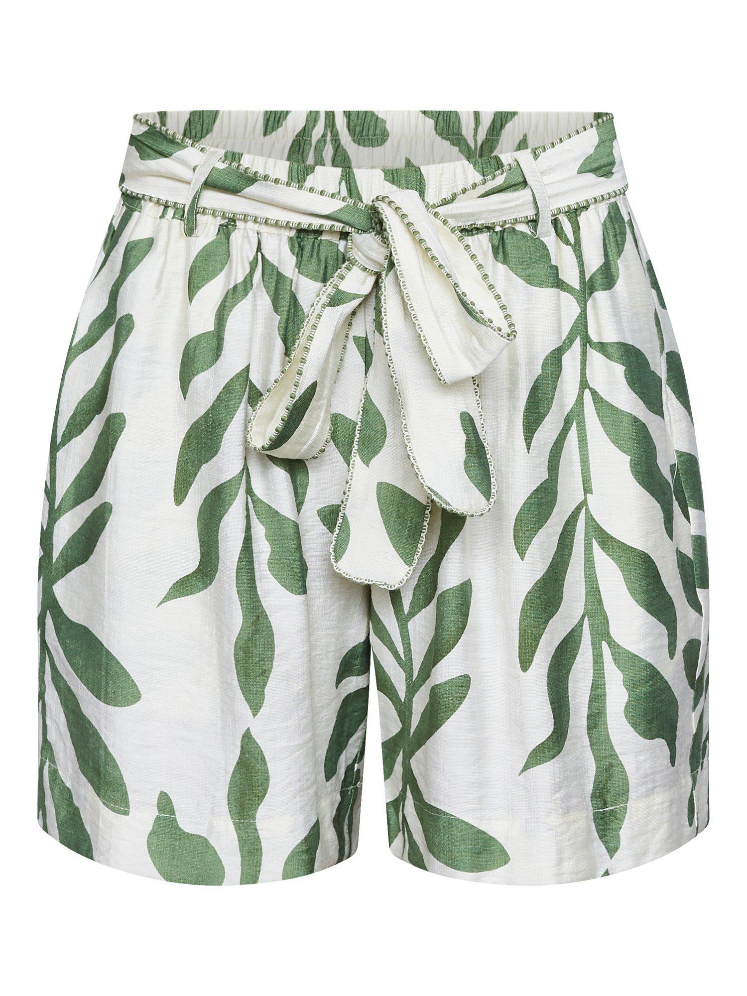 Product image 3 of 4, which shows Sisters Point Ella Floral Culotte Shorts, Multi, XL