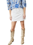 Sisters Point Onea Denim Mini Skirt, White