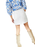Sisters Point Onea Denim Mini Skirt, White