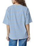 Sisters Point Vez Cotton Blend Short Sleeve Crew Neck Stripe T-Shirt