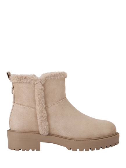 Carvela Cosy Microsuede Ankle Boots, Taupe