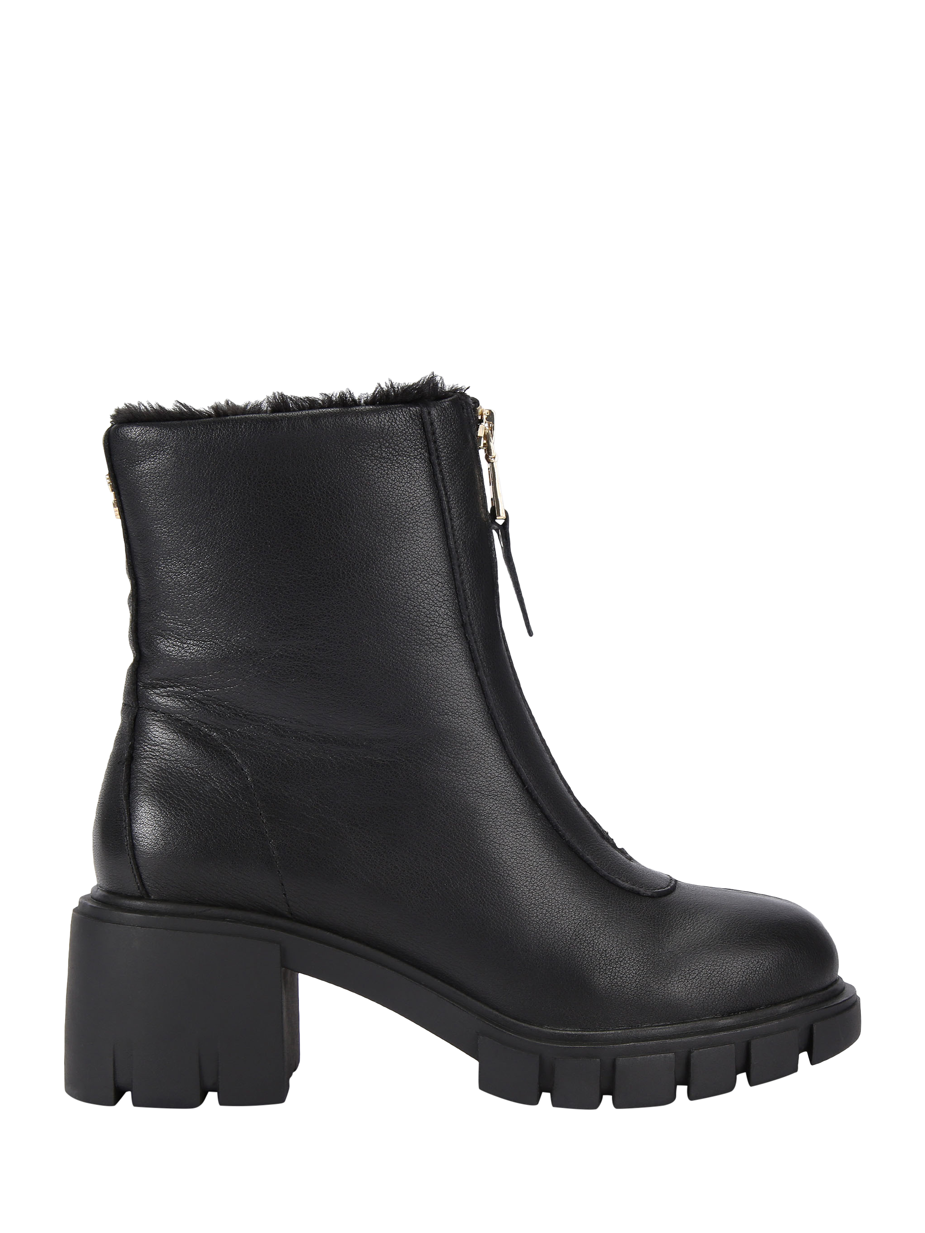Product image 1 of 4, which shows Carvela Ignite Zip Ankle Boots, Black, 3