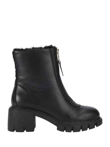 Carvela Ignite Zip Ankle Boots, Black, Black