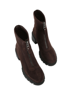 Carvela Ignite Zip Ankle Boots - view 2, Brown