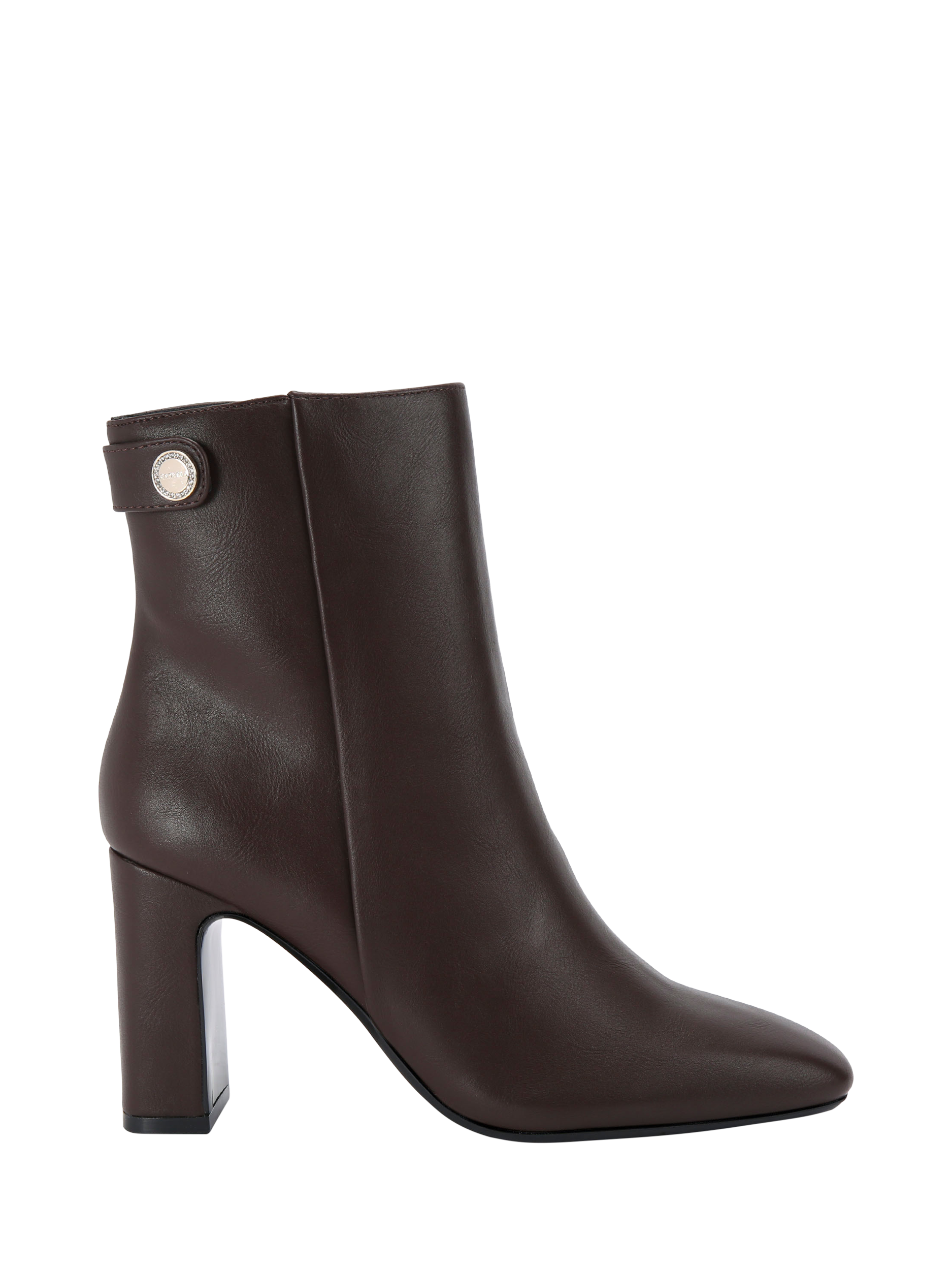 Product image 1 of 11, which shows Carvela Jackpot Heeled Wide Fit Ankle Boots, Brown, 3