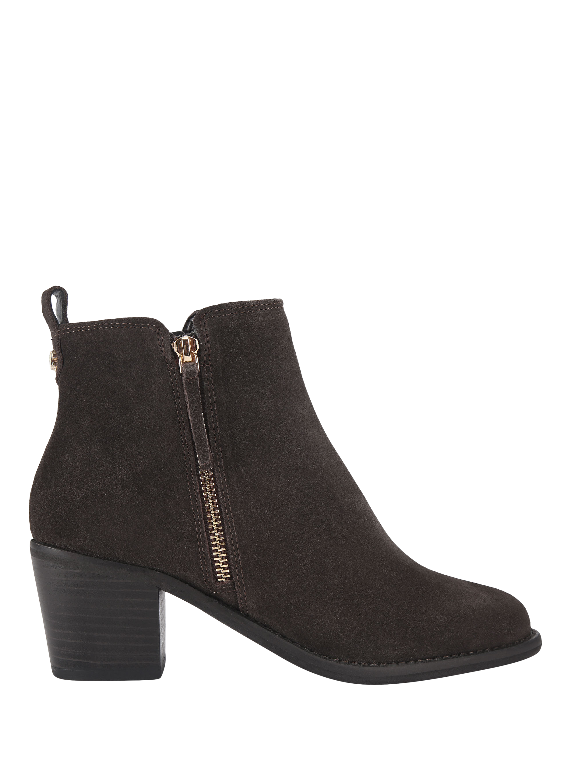 Product image 1 of 4, which shows Carvela Secil Suede Ankle Boots, Grey/Dark, 3