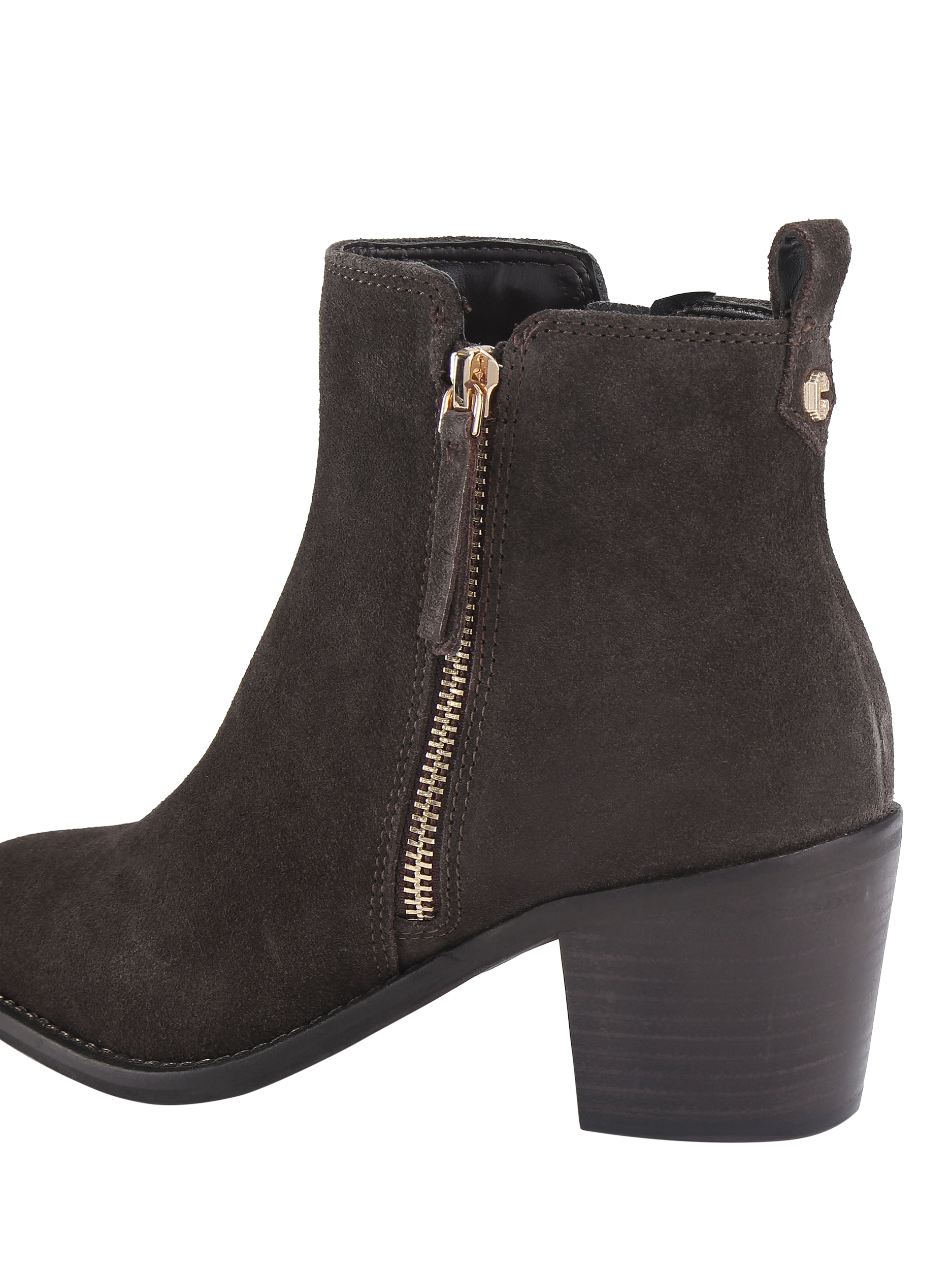 Product image 3 of 4, which shows Carvela Secil Suede Ankle Boots, Grey/Dark, 3