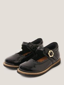 Monsoon Kids' Toddler Patent Mary Jane Shoes, Black - view 2, Black