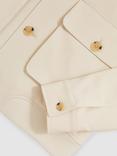 Reiss Barry Cotton Blend Shirt Jacket