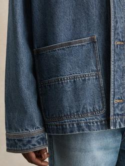 Reiss Marks Denim Jacket - view 2, Denim Blue