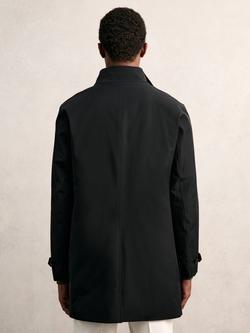 Reiss Player Hybrid Removable Funnel Neck Overcoat - view 2, Black