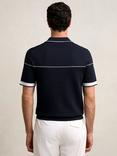 Reiss Bradford Zip Neck Polo Shirt