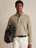 Reiss Clinton Long Sleeve Cotton Polo Shirt