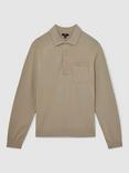 Reiss Clinton Long Sleeve Cotton Polo Shirt