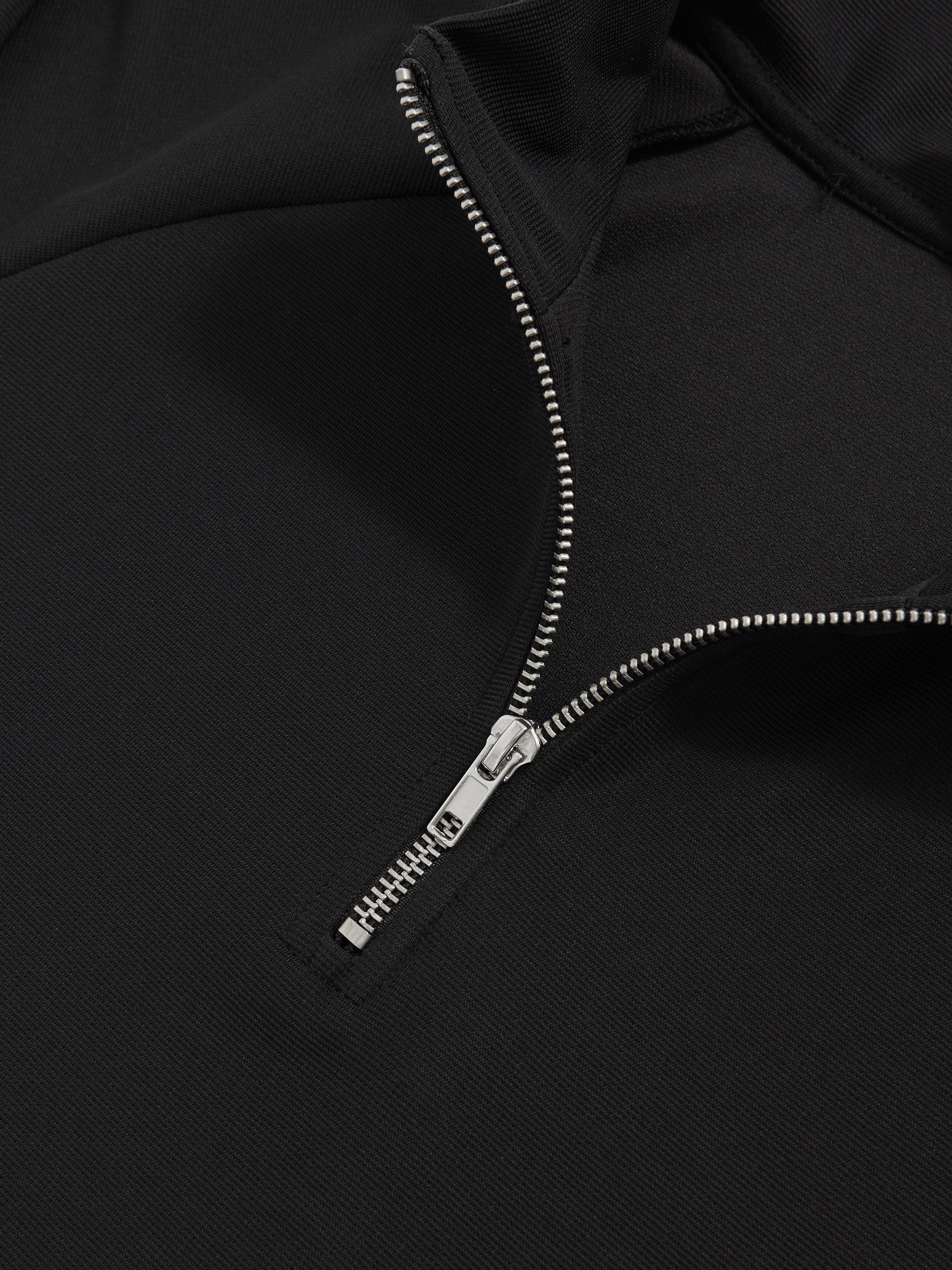 Product image 2 of 5, which shows Reiss Randall Half Zip Jumper, Black, S