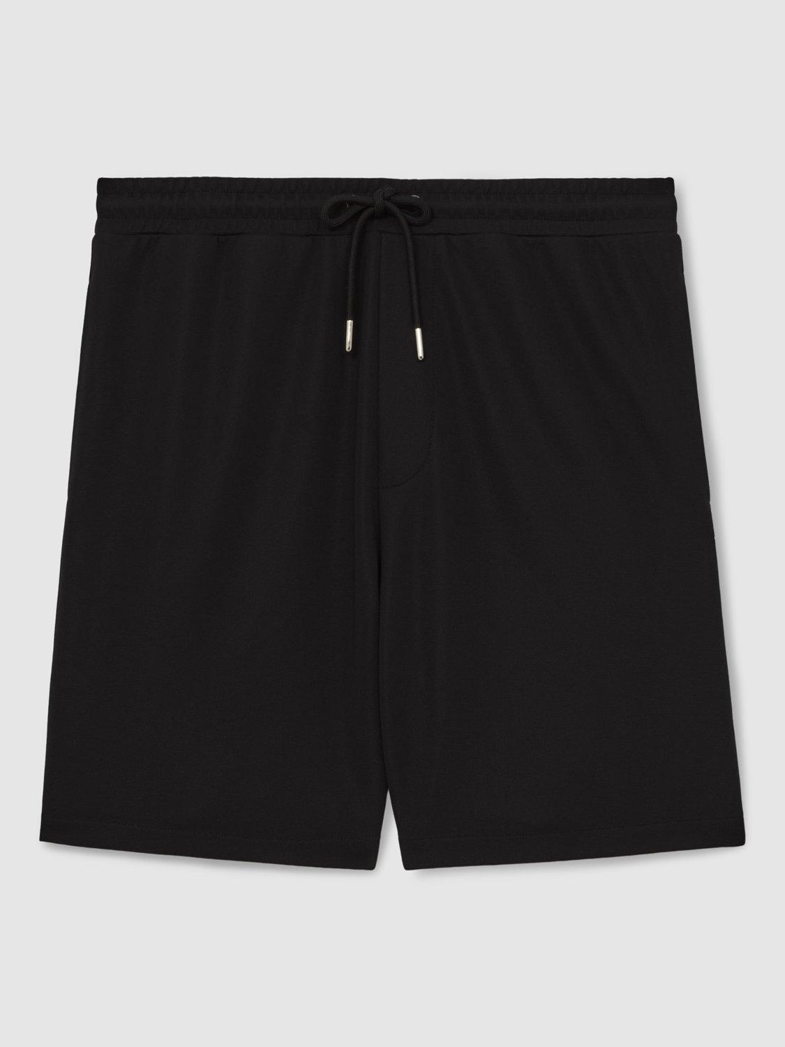 Product image 3 of 4, which shows Reiss Barber Shorts, Black, XL