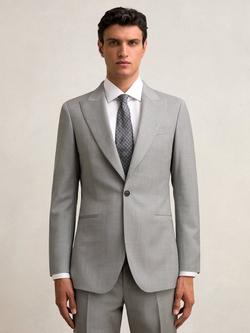 Reiss Inspire Slim Fit Wool Single Breasted Suit Blazer, Mid Grey, Mid Grey