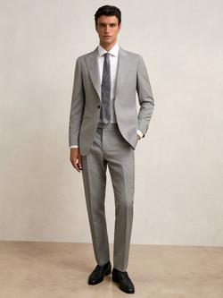 Reiss Inspire Wool Trousers, Mid Grey