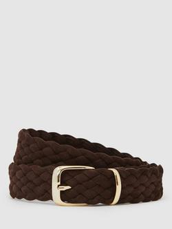 Reiss Jesse Cotton Belt, Dark Brown