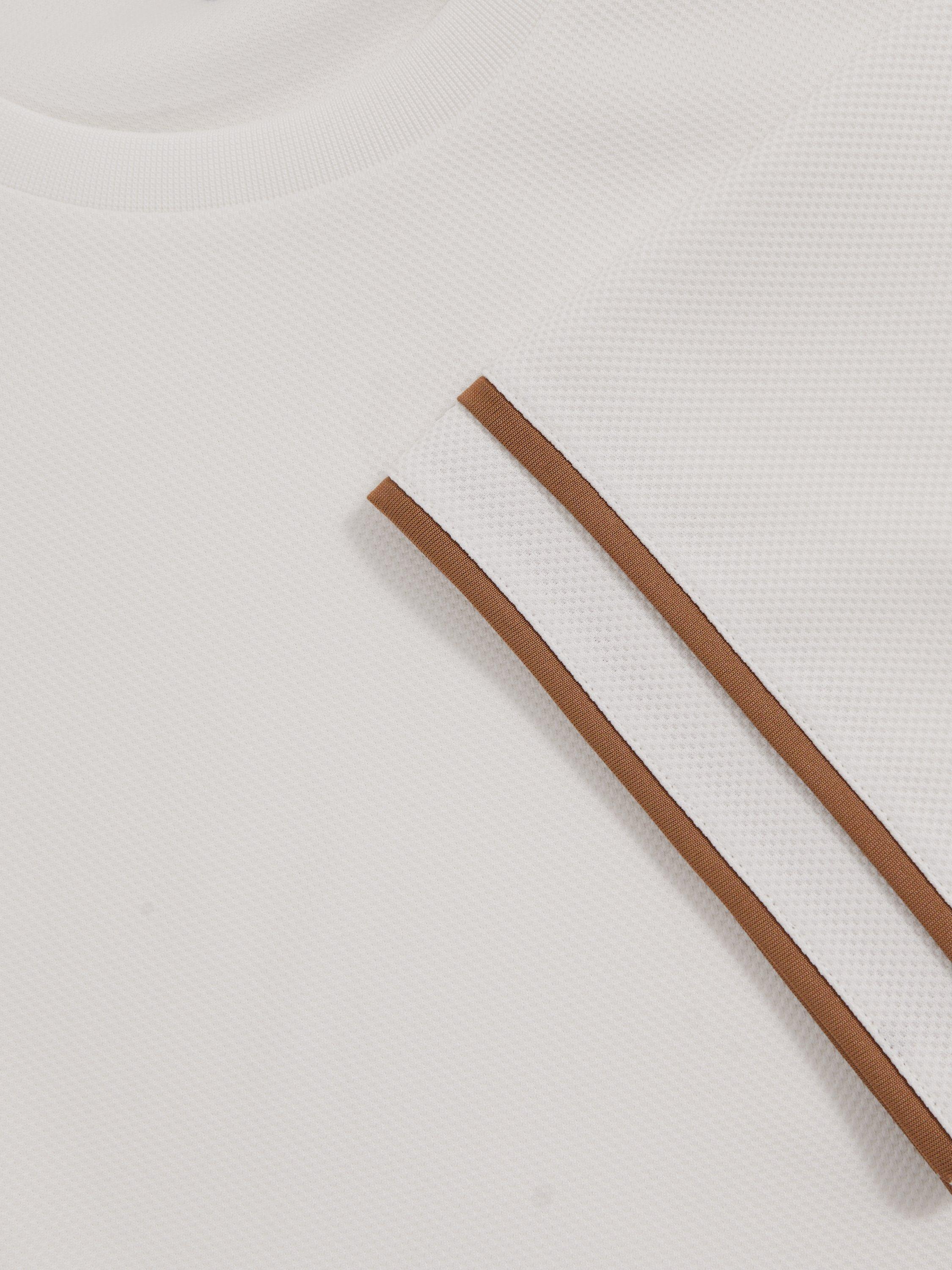 Product image 6 of 6, which shows Reiss Oscar Crew Neck Short Sleeve T-Shirt, White, XS