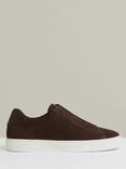Reiss Emil Slip On Suede Trainers