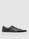 Reiss Finton Lace Up Leather Trainers