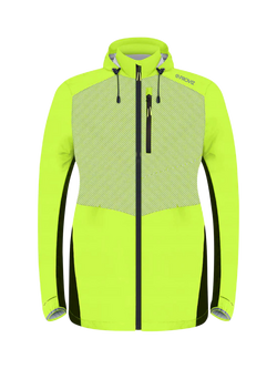 Proviz Women's REFLECT360 Reflective Lumina Hooded Running Jacket, Yellow