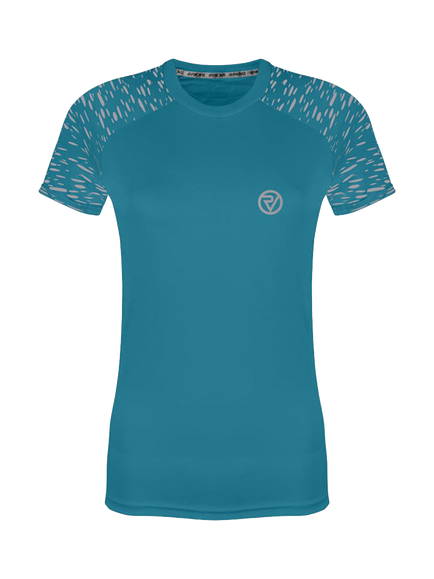 Proviz Women's REFLECT360 Reflective Short Sleeve Running Top, Ocean Teal