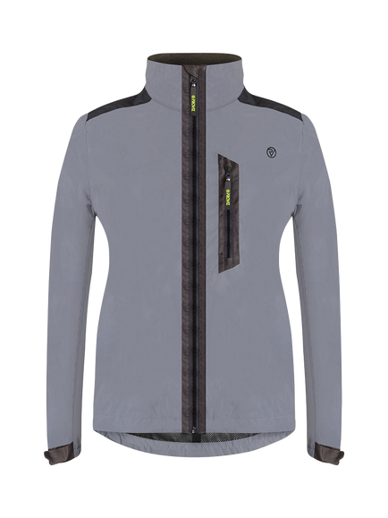 Proviz Women's City Cycling Jacket, Grey, Grey