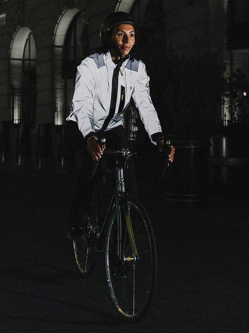 Product image 4 of 5, which shows Proviz Women's City Cycling Jacket, Grey, 20