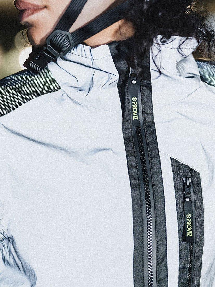 Product image 5 of 5, which shows Proviz Women's City Cycling Jacket, Grey, 20