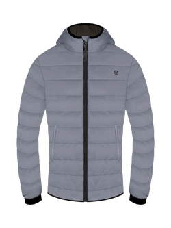 Proviz Women's Reflective Down Jacket, Grey, Grey