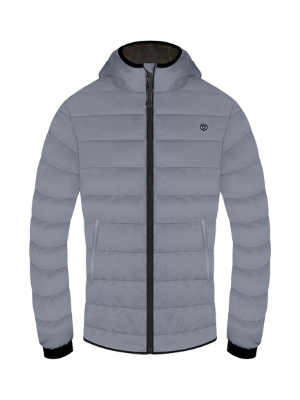 Proviz Women's Reflective Down Jacket, Grey, Grey