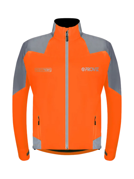 Proviz Men's Nightrider Reflective and Waterproof Jacket, Orange