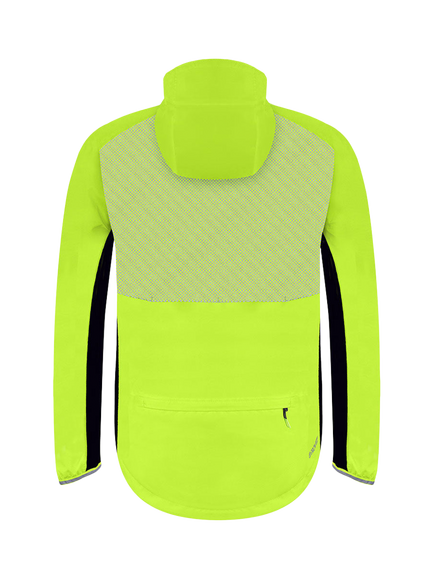 Proviz Men's REFLECT360 Reflective Lumina Hooded Running Jacket, Yellow - view 2, Yellow