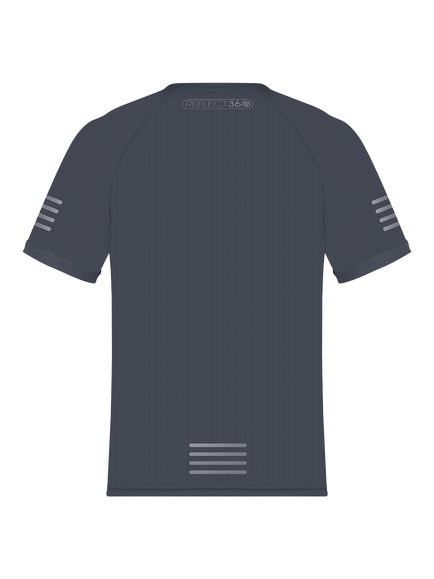 Proviz Men's REFLECT360 Short Sleeve Running Top, Graphite - view 2, Graphite