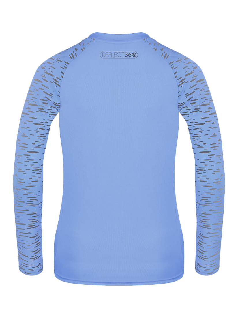 Product image 2 of 5, which shows Proviz Reflective Long Sleeve Running Top, Sky Blue, 6