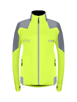 Proviz Women's Nightrider Reflective Waterproof Cycling Jacket, Yellow