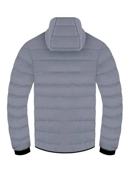 Proviz Men's REFLECT360 Synthetic Quilted Down Jacket, Grey - view 2, Grey
