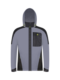 Proviz Men's Fleece Lined REFLECT360 Hooded Jacket, Grey, Grey