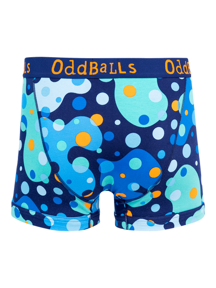 OddBalls SpaceBalls Stretch Cotton Boxer Shorts, Multi - view 2, Multi