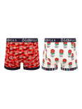 OddBalls England Rugby Stretch Cotton Boxer Shorts, Pack of 2, Multi