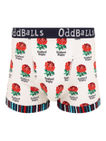 OddBalls England Rugby Stretch Cotton Boxer Shorts, Multi