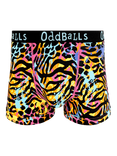 OddBalls Filthy Animal Stretch Cotton Boxer Shorts, Multi