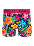 OddBalls Hawaii Stretch Cotton Boxer Shorts, Multi